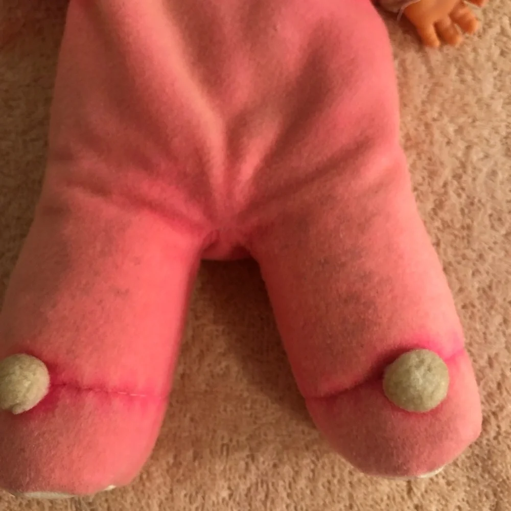 Vintage 1970 Mattel 10” Pink Baby Beans